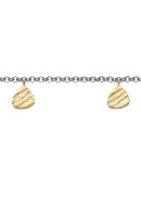 Armband aus rhodiniertem Silber vergoldet (22-228)