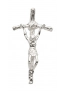 Korpus Kreuz Anhänger aus Silber