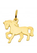 Pferd Kettenanhänger aus Gold