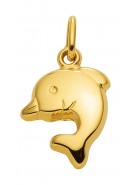 Delfin Kettenanhänger aus Gold