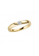 Solitär Brillant Ring aus Gold
