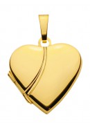 Herz Medaillon aus Gold