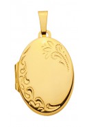 Ovales Medaillon aus Gold
